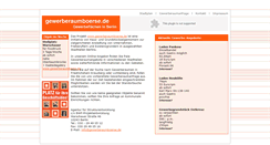 Desktop Screenshot of gewerberaumboerse.de